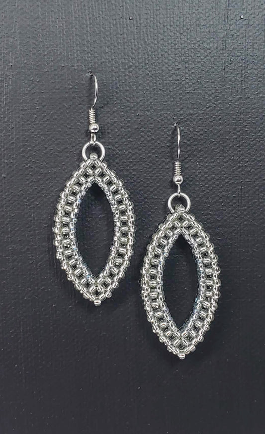 Z - Silver Marquise Earrings - TTC